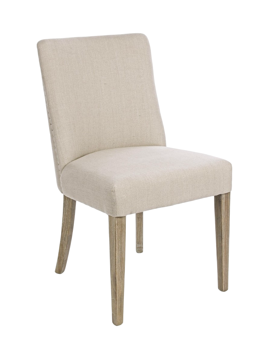 
Chaise de salle à manger de qualité « Beatriz » - Lin naturel