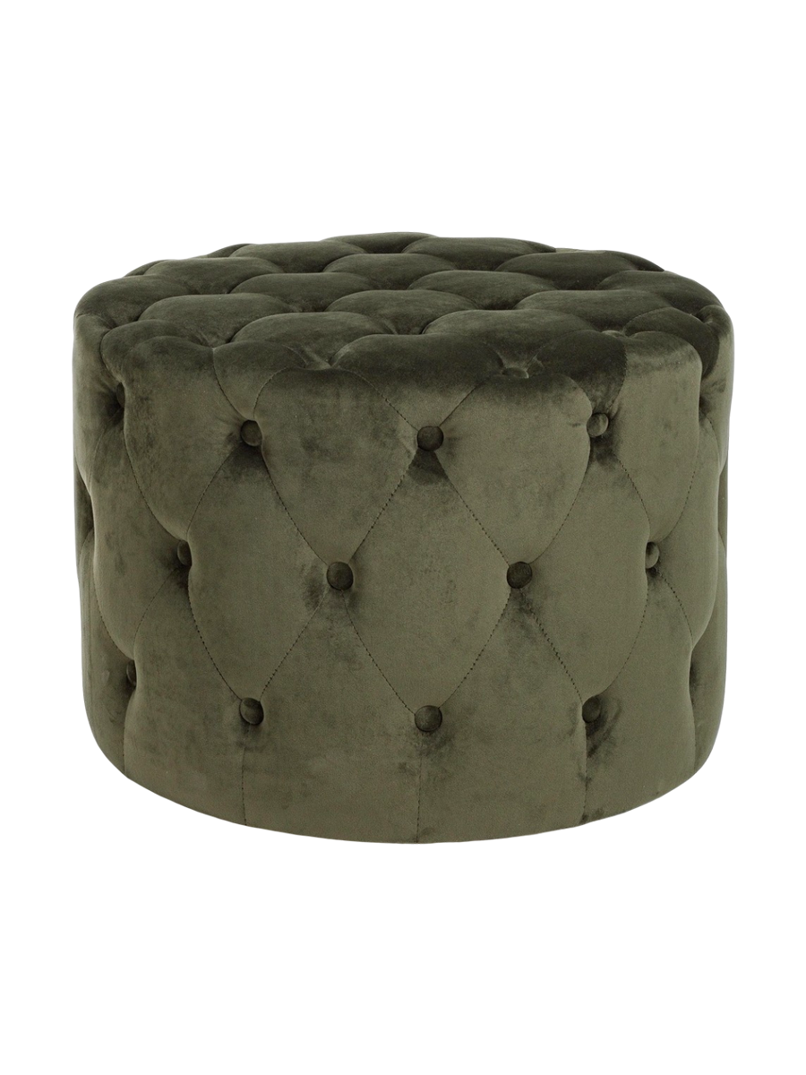 
Design Sitzpouf „Lorella“ - Samt Grün