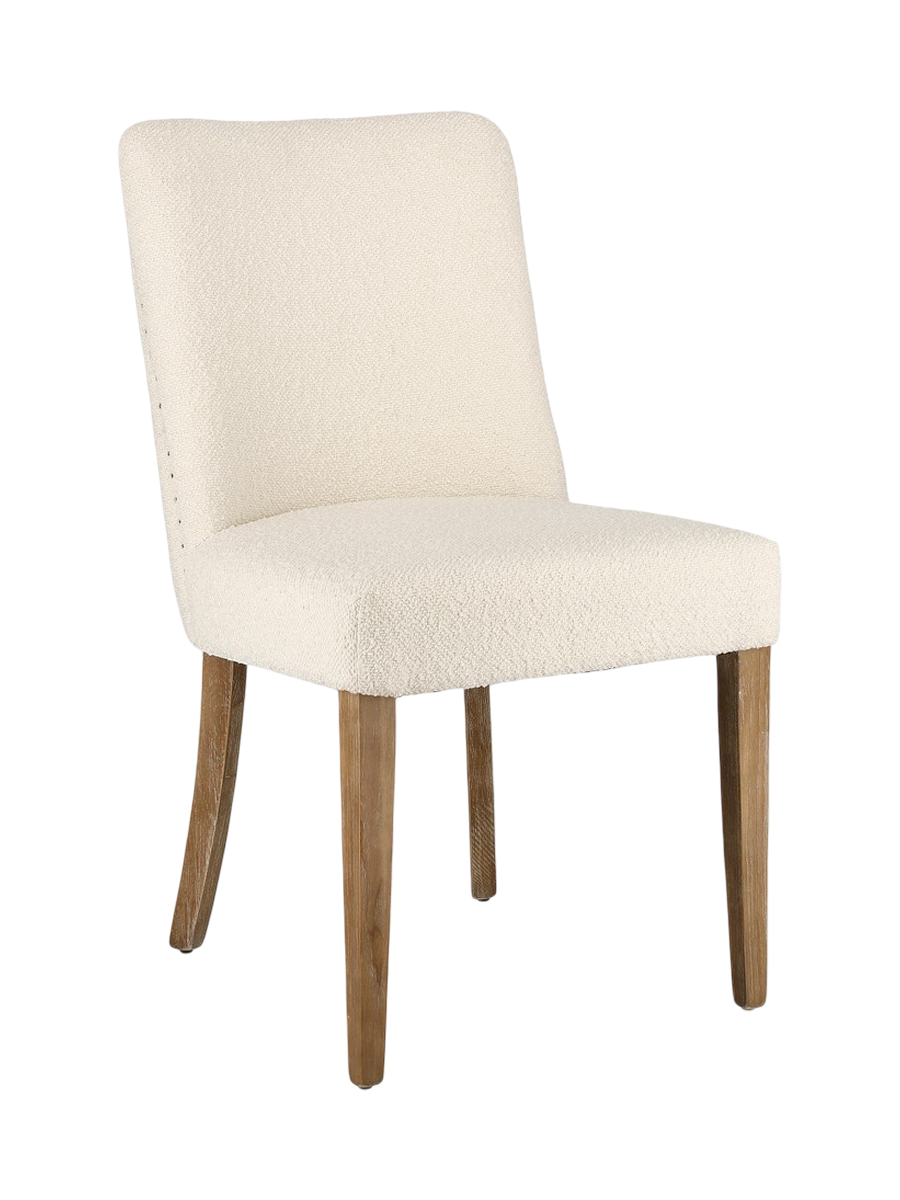 
Chaise de salle à manger de qualité « Beatriz » - Bouclé écru