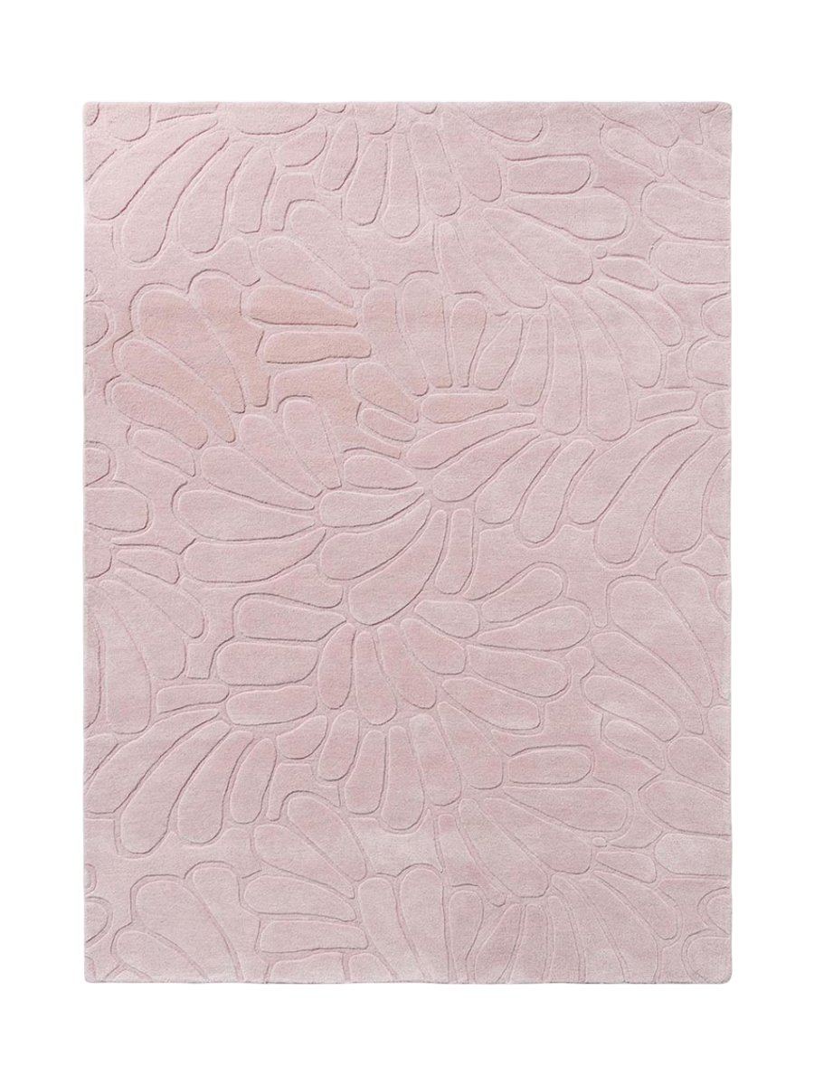 
Tapis en laine tufté à la main "Coleby Petals", plusieurs tailles - 140 x 200 cm / Rosé