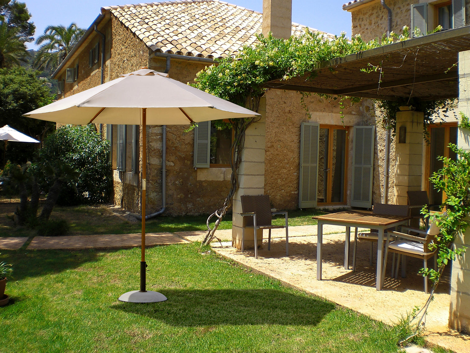 
Parasol de qualité « Syros », différentes tailles - Ø 300 cm