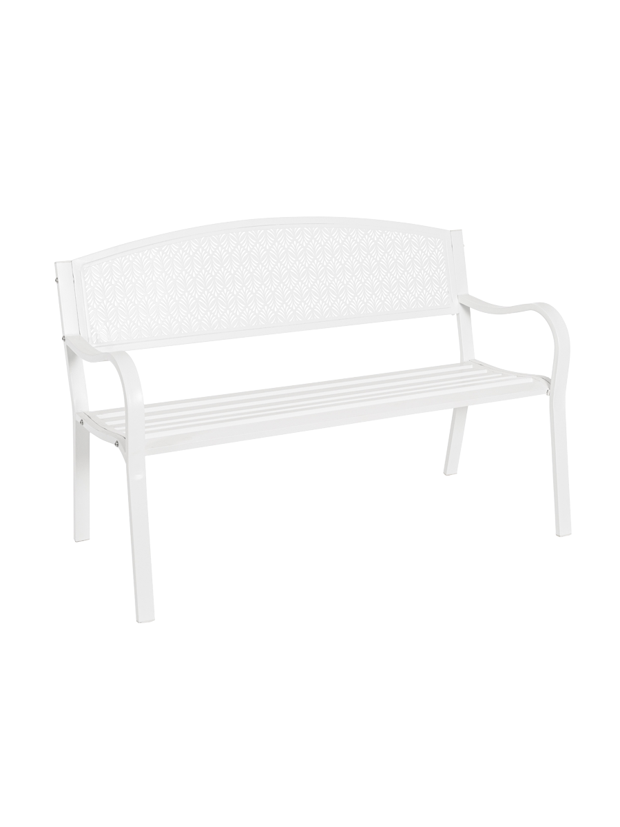 
Banc de jardin « Lizette » pour 2 personnes - Blanc