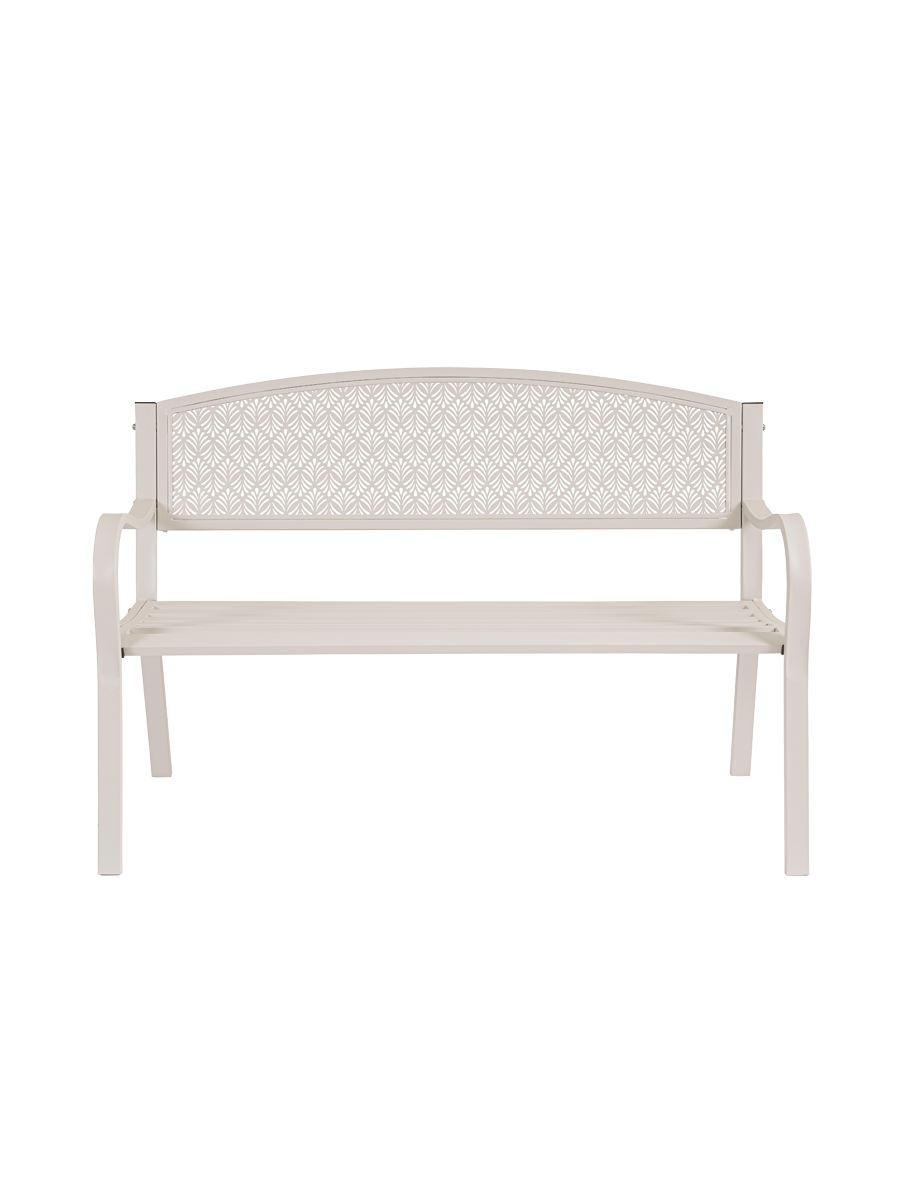 
Banc de jardin « Lizette » pour 2 personnes - Gris clair