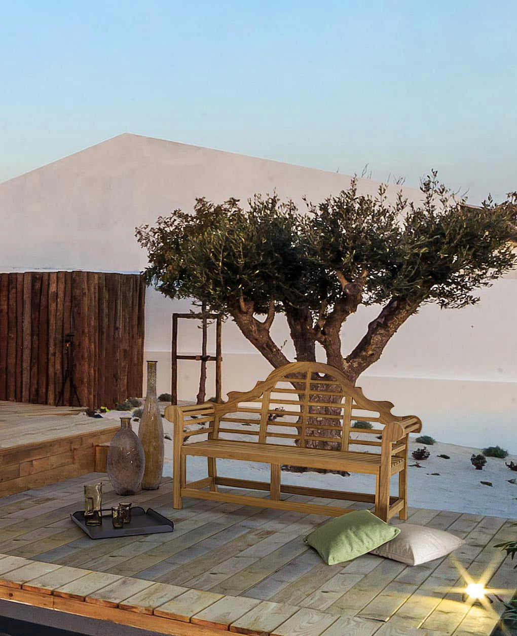
Banc de jardin en teck « Varadero » pour 3 personnes