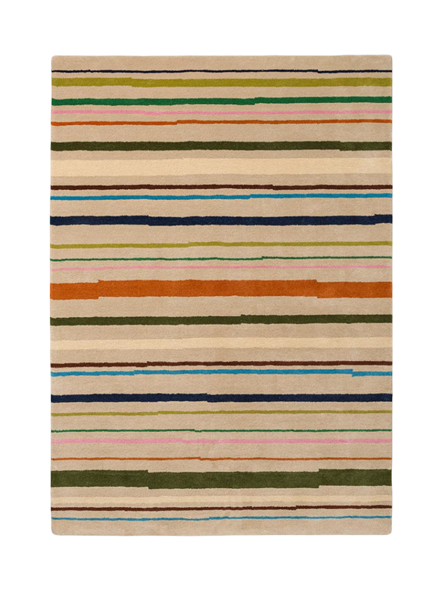 
Handgetufteter Designer Wollteppich „Shift Multi Beige“, verschiedene Grössen - 140 x 200 cm