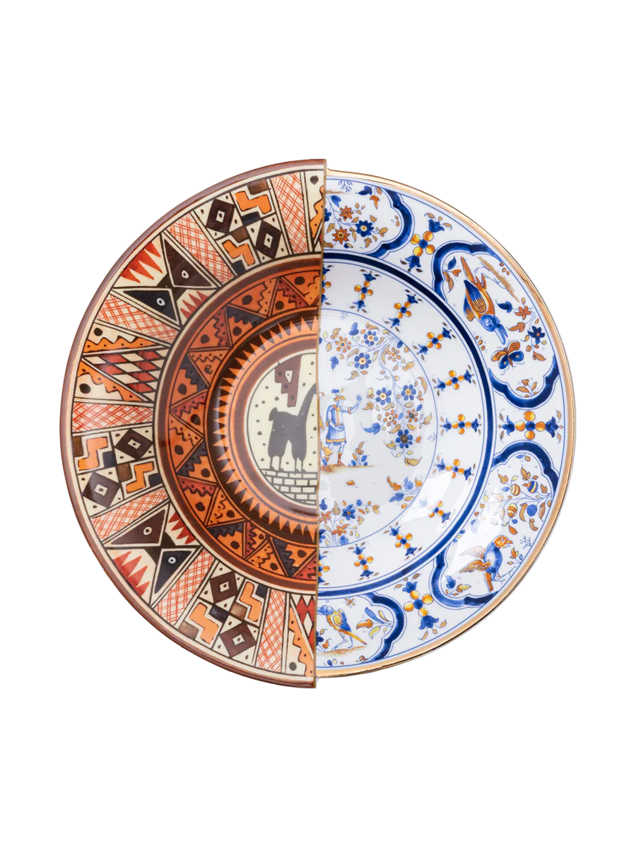 
Assiette design pour soupe et pâtes « Hybrid Tula » en porcelaine