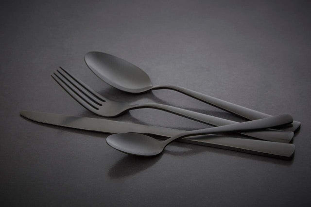 
Cutlery set "Avie Onyx" Black - 16 pieces