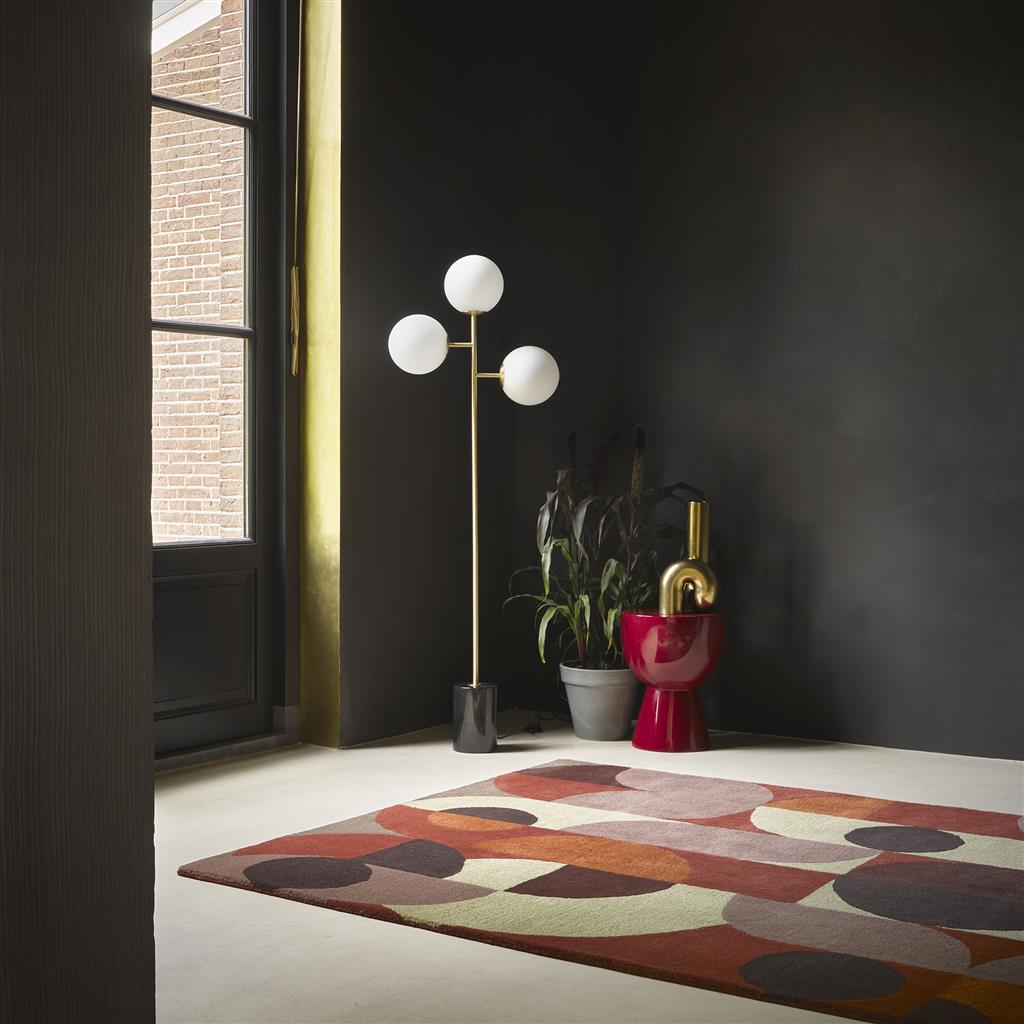 
Designer Teppich „Decor Cosmo“ - handgetuftet, aus 100% reiner Schurwolle - 140 x 200 cm / Red Pale