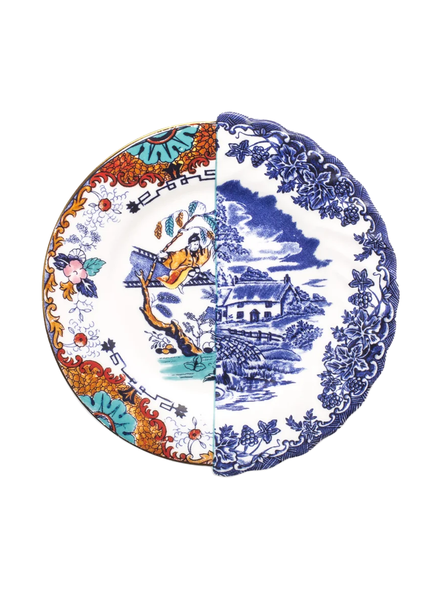 
Assiette à salade et dessert « Hybrid Valdrada » en porcelaine
