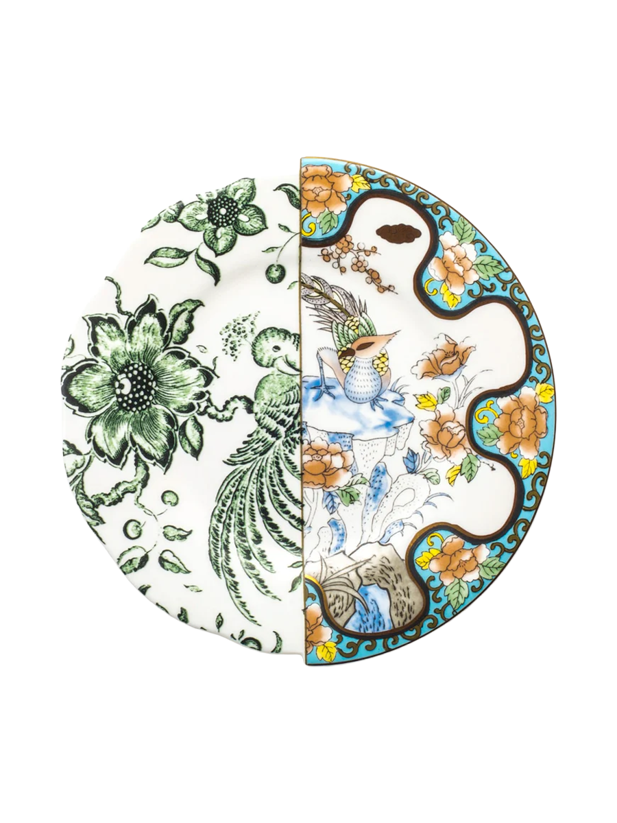 
Assiette design salade et dessert « Hybrid Zoe » en porcelaine