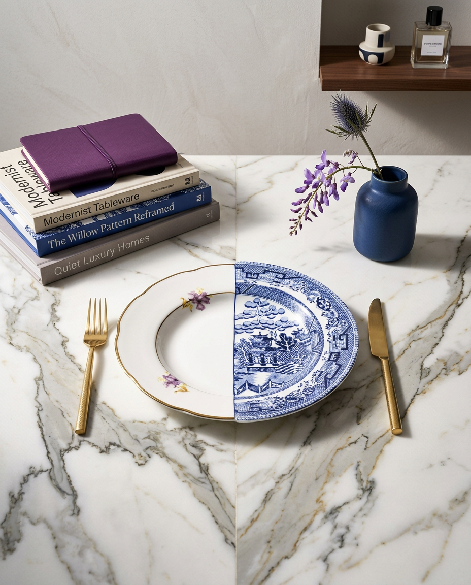 
Assiette design pour soupes et pâtes « Hybrid Fillide » en porcelaine