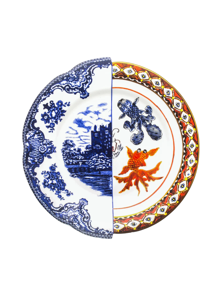 
Assiette design « Hybrid Isaura » en porcelaine