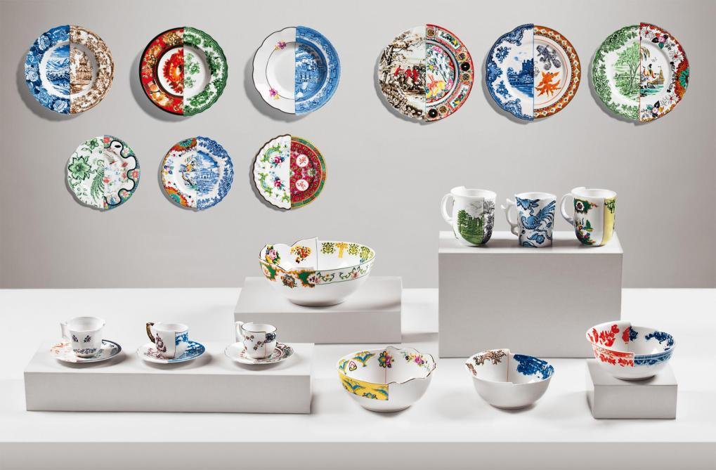 
Assiette design « Hybrid Isaura » en porcelaine