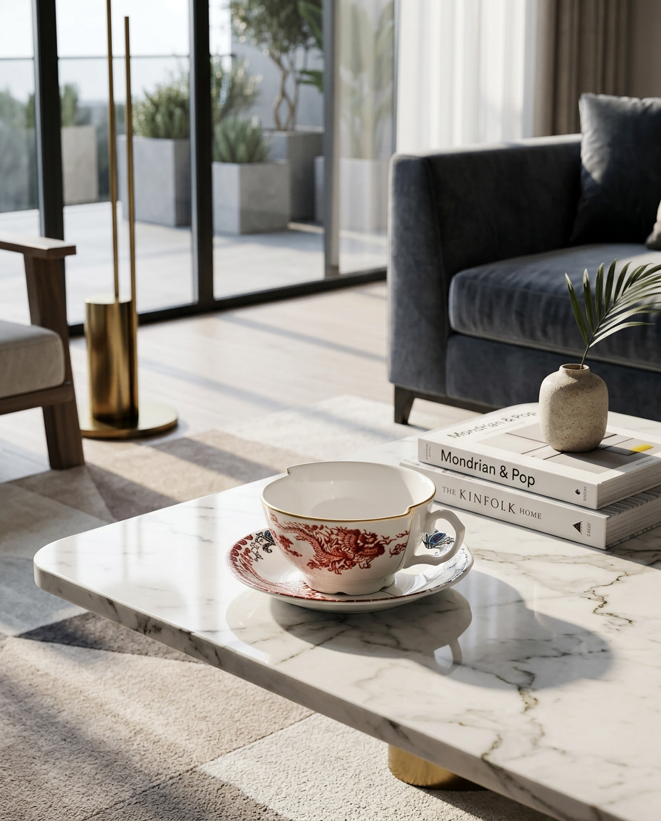 
Service à thé et à café design « Hybrid Zora » en porcelaine