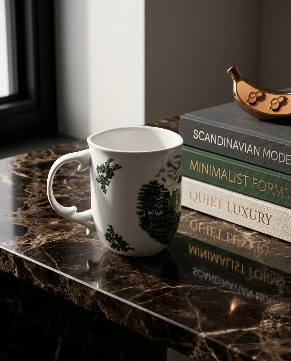 
Tasse design « Hybrid Fedora » en porcelaine