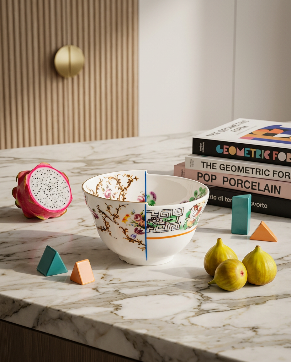 
"Hybrid Irene" porcelain fruit bowl