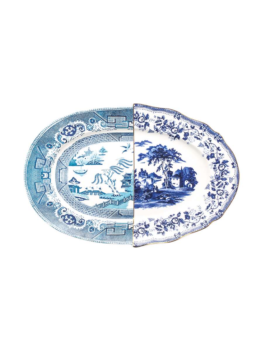 
Design Serving Platter "Hybrid Dionira" made of Porcelain