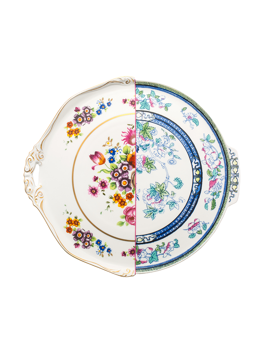 
Designer Serving Platter "Hybrid Dorotea" made of Porcelain