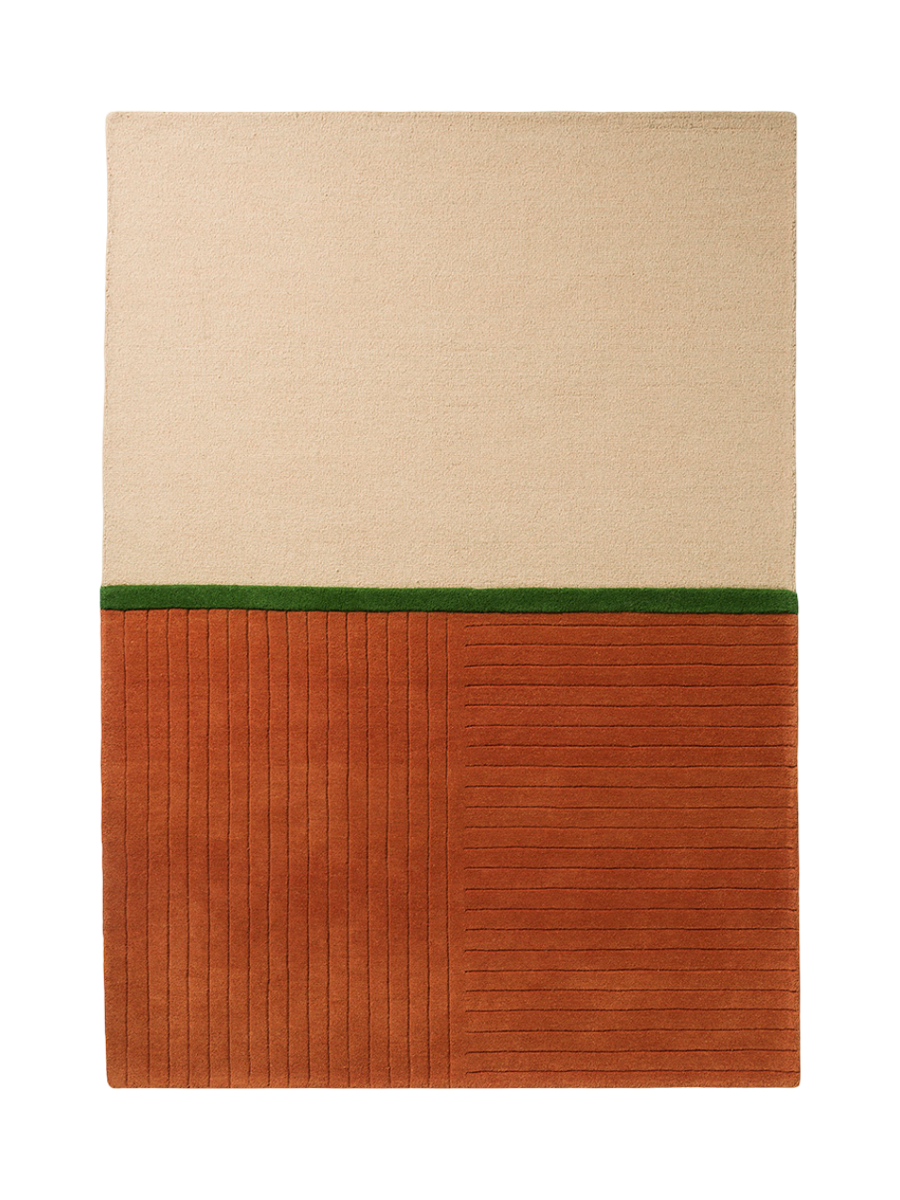 
Designer Teppich „Decor Rhythm“ - handgetuftet, aus 99% reiner Schurwolle - 140 x 200 cm