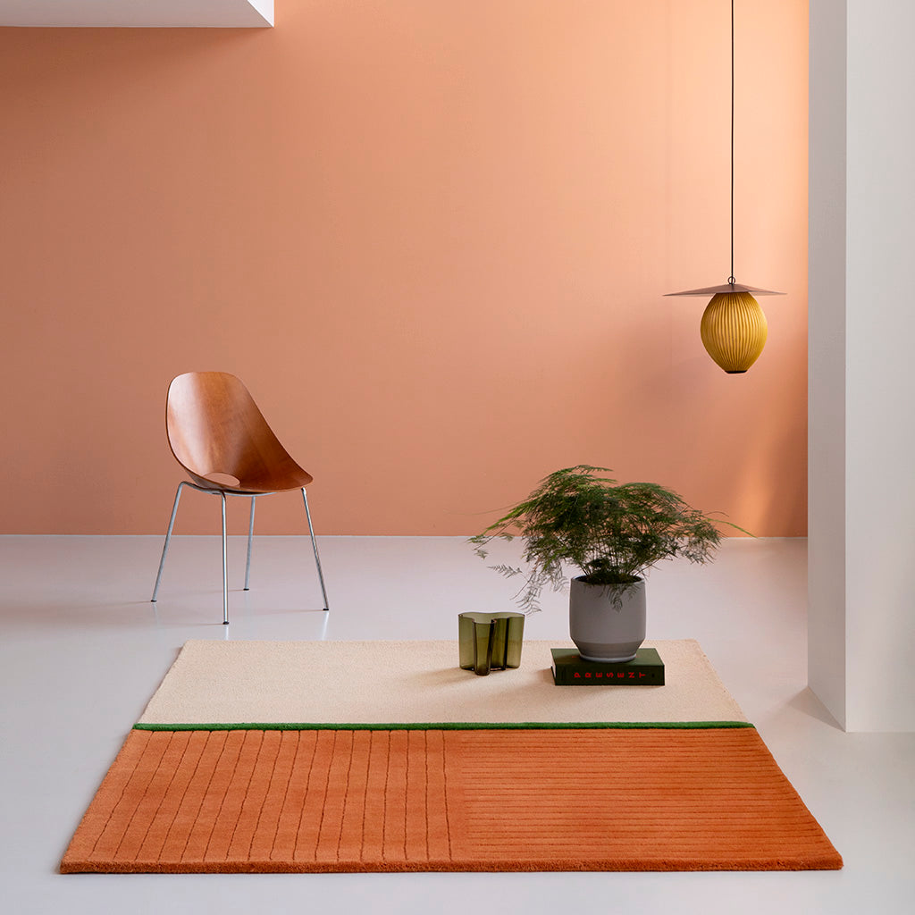 
Designer Teppich „Decor Rhythm“ - handgetuftet, aus 99% reiner Schurwolle - 140 x 200 cm