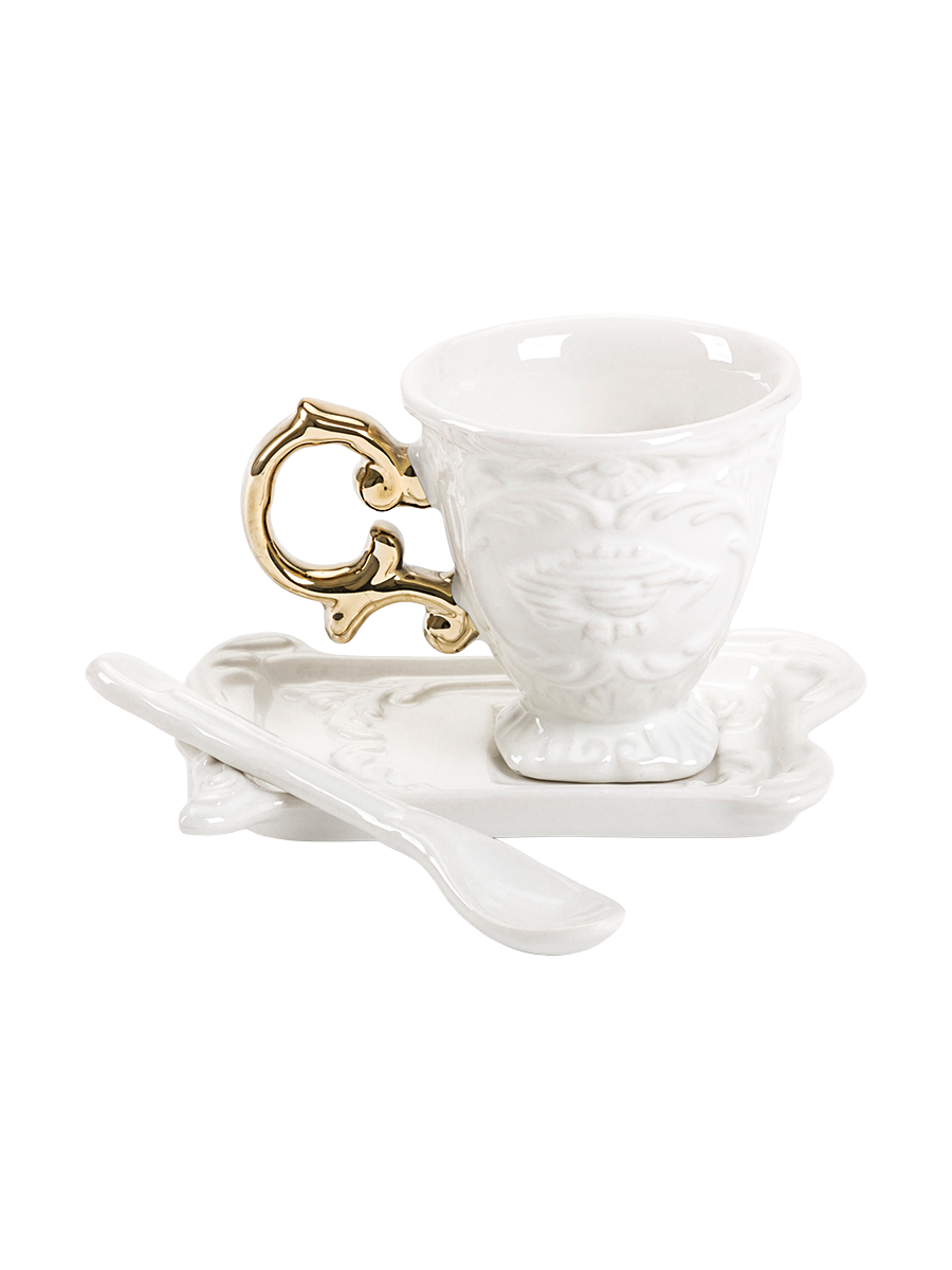 
Ensemble espresso en porcelaine "I-Coffee"