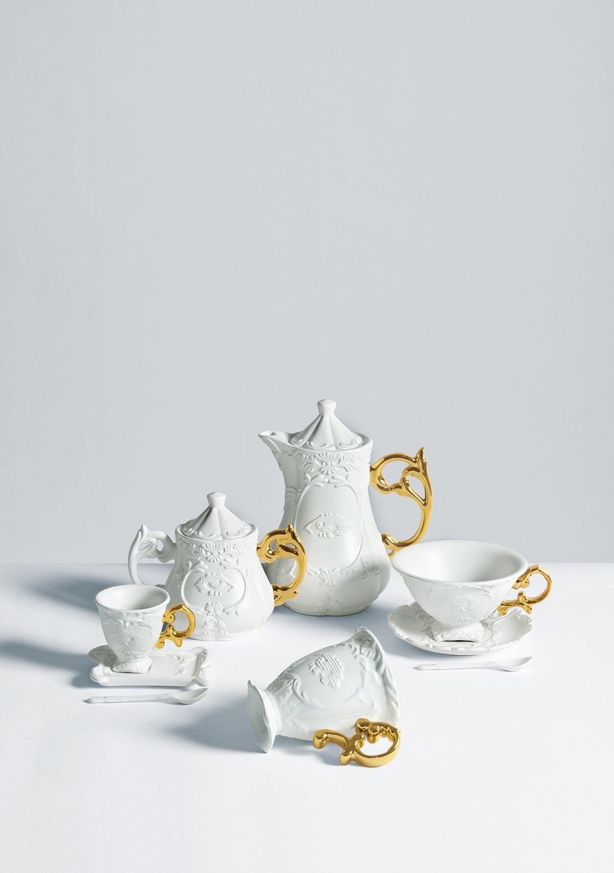 
Ensemble espresso en porcelaine "I-Coffee"