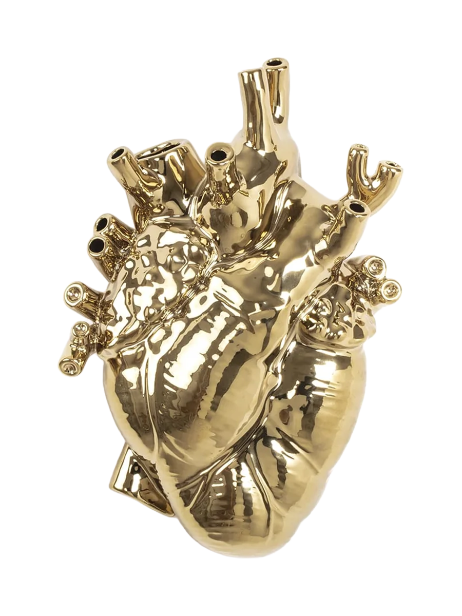 
Vase design « Love in Bloom » - Or / 25 x 16,5 cm