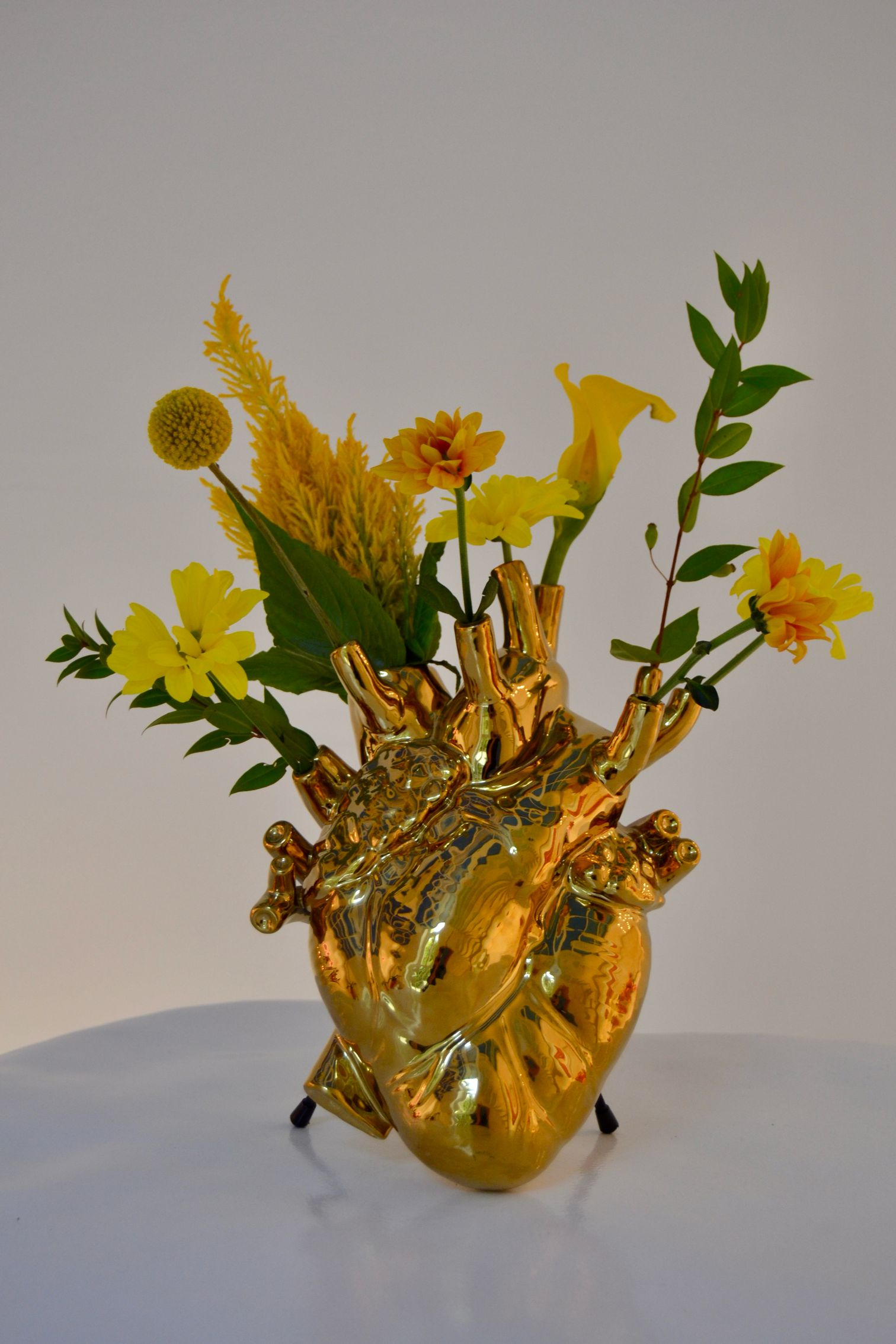 
Vase design « Love in Bloom » - Or / 25 x 16,5 cm