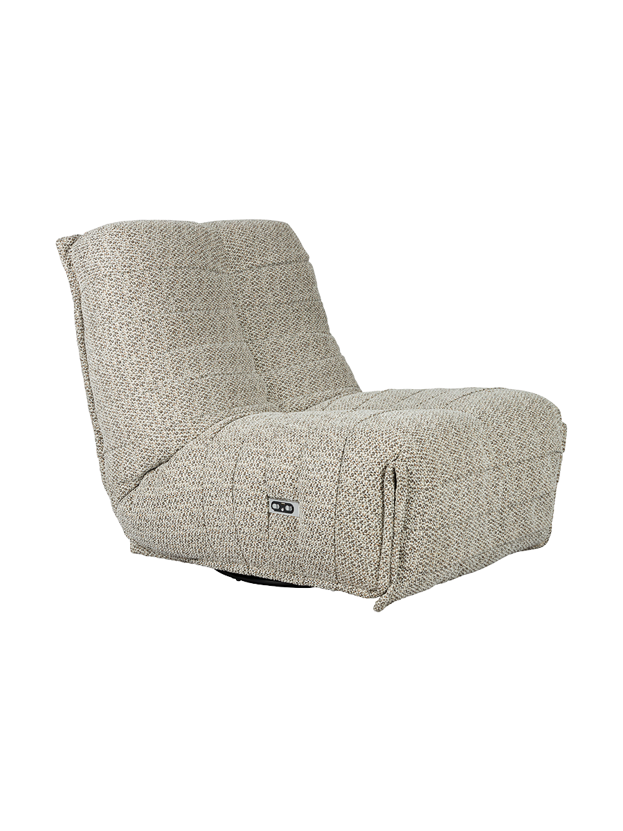 
Fauteuil relax design réglable « Hamilton » - Écru