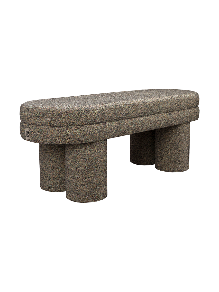 
Panca imbottita di design «Fern» - Grigio