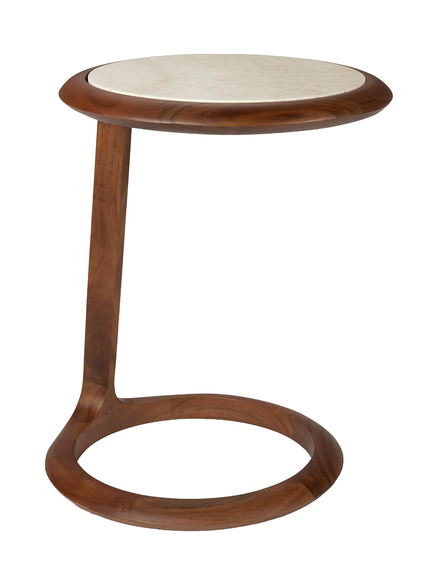 
Round Designer Side Table "Doppio"