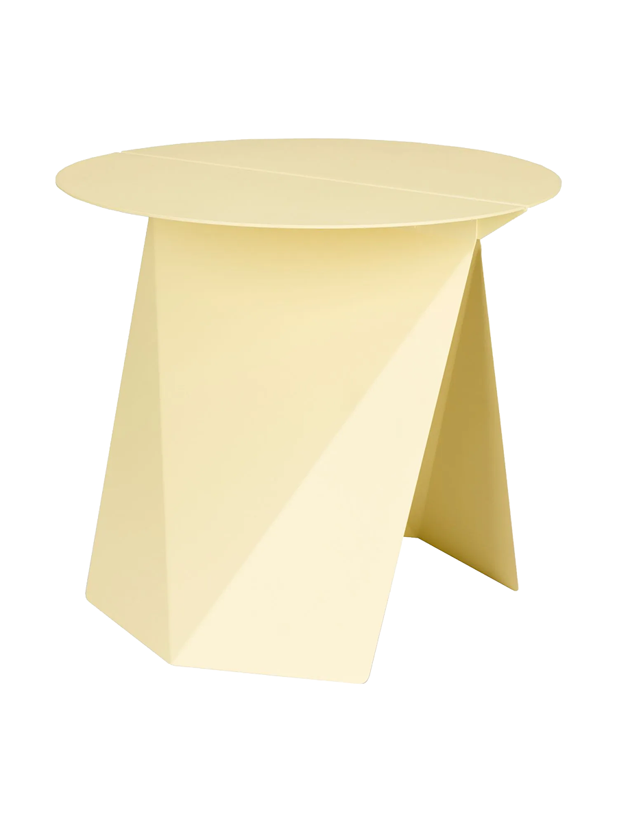 
"Foldy" Designer Side Table - Lemon