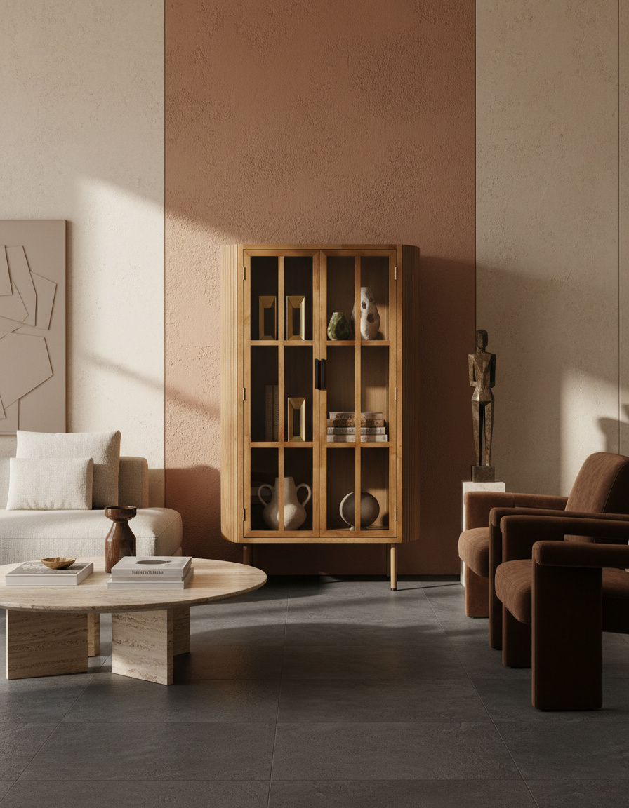 
Vitrine et Highboard design « Yaz »