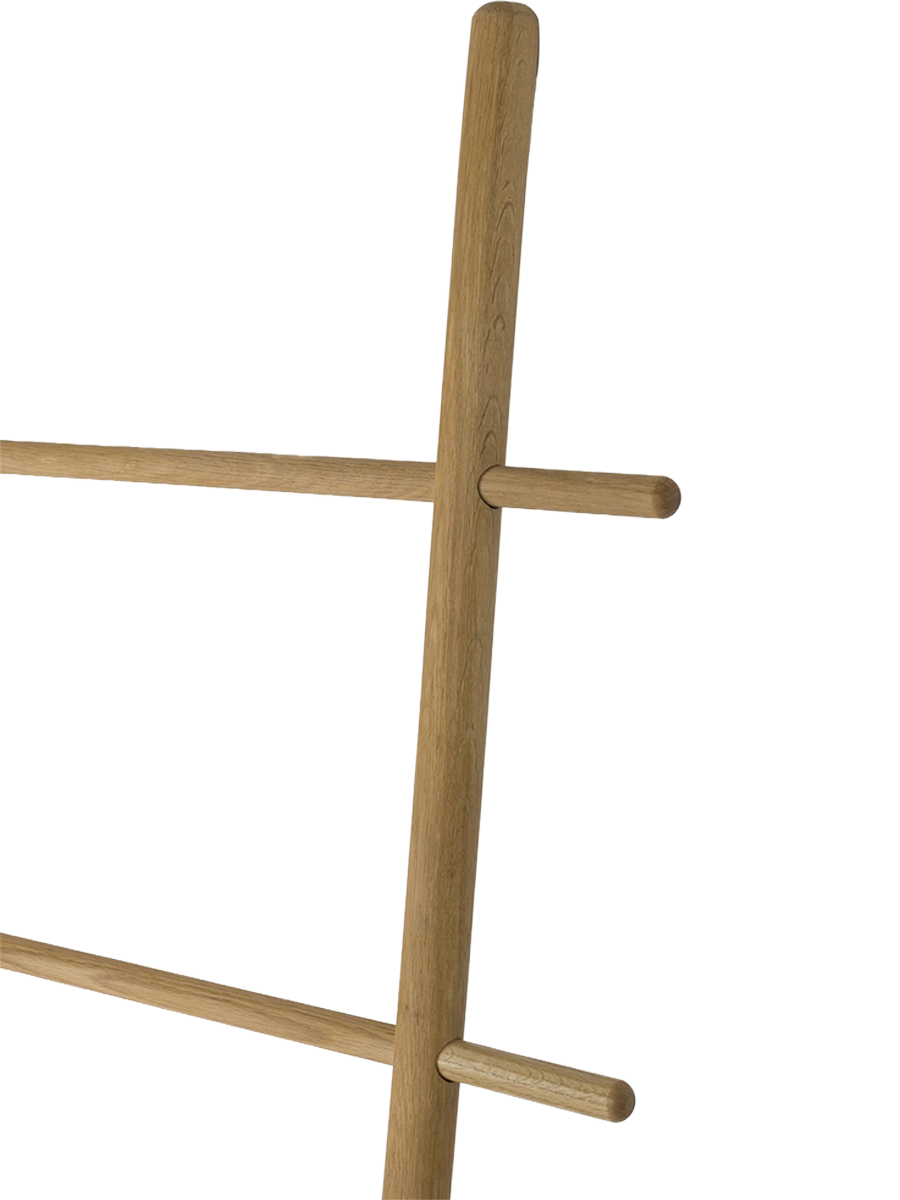 
"Jhon" Oak Design Towel Holder - Natural
