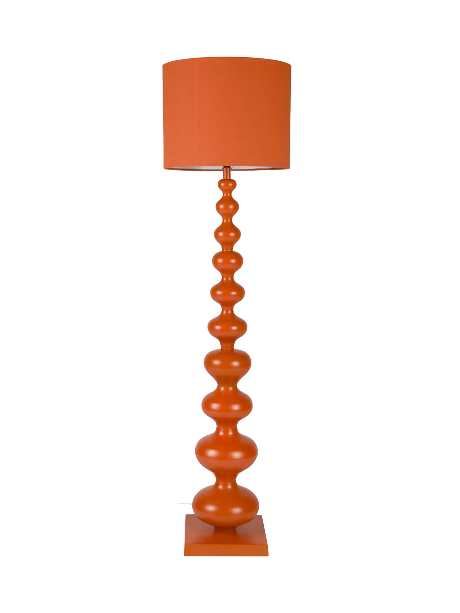 
"When Orange is King" Designer Floor Lamp