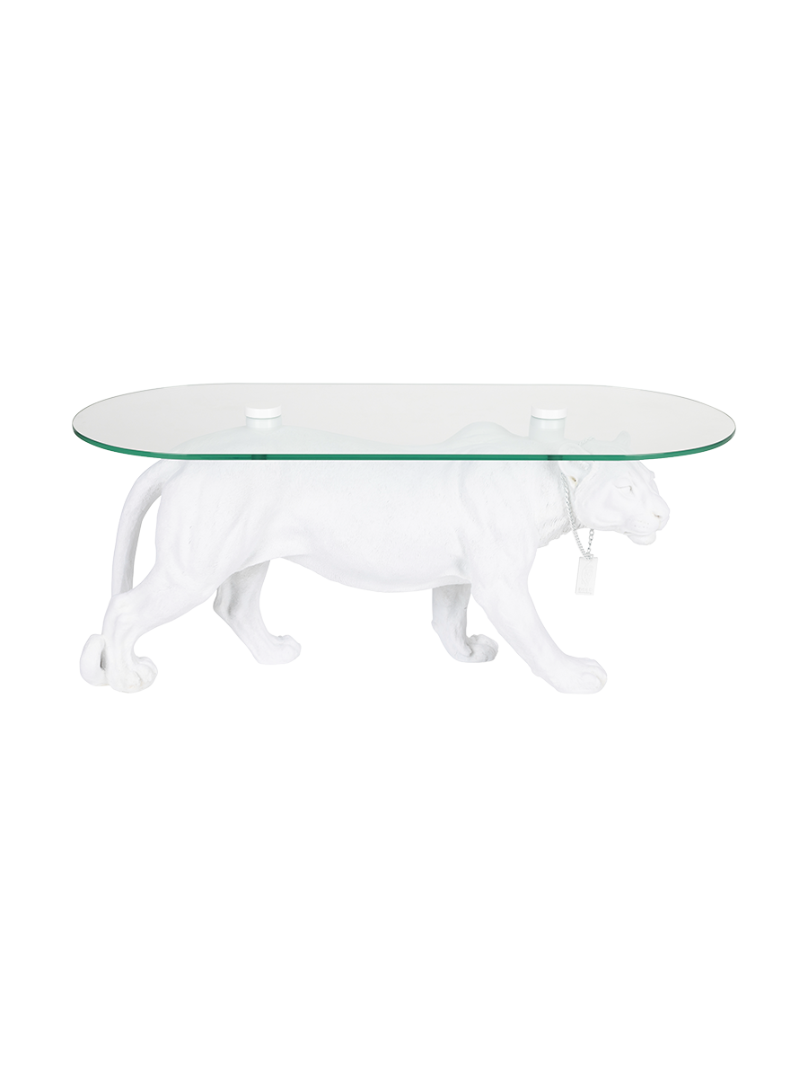
Designer Coffee Table "Dope as Hell" - White