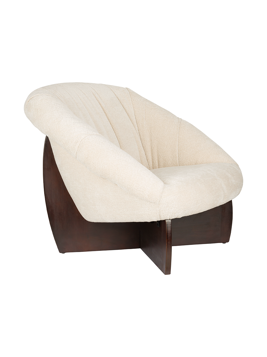 
Designer Lounge Chair "Emilius" - Without footrest