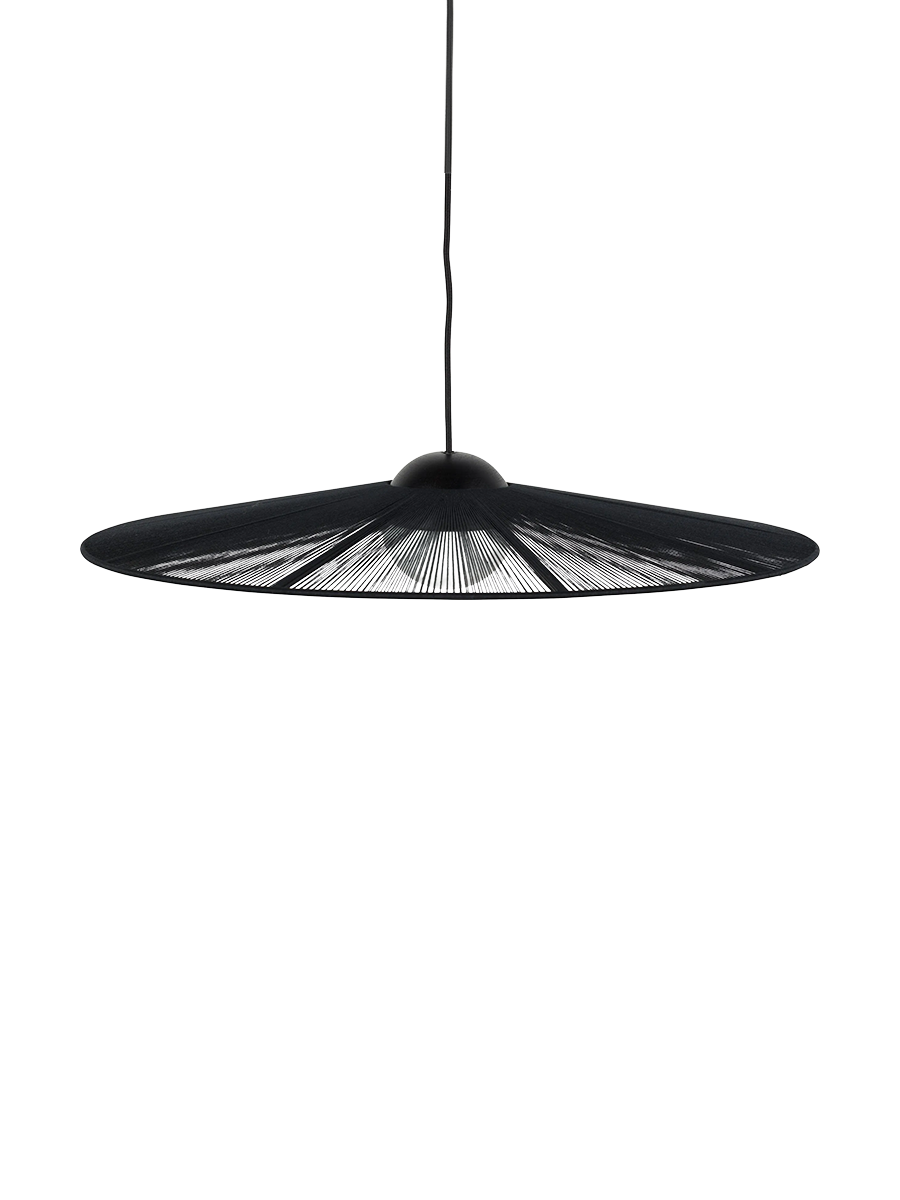
Design Pendellampe „Belle“, verschiedene Grössen - Ø 65 cm / Schwarz