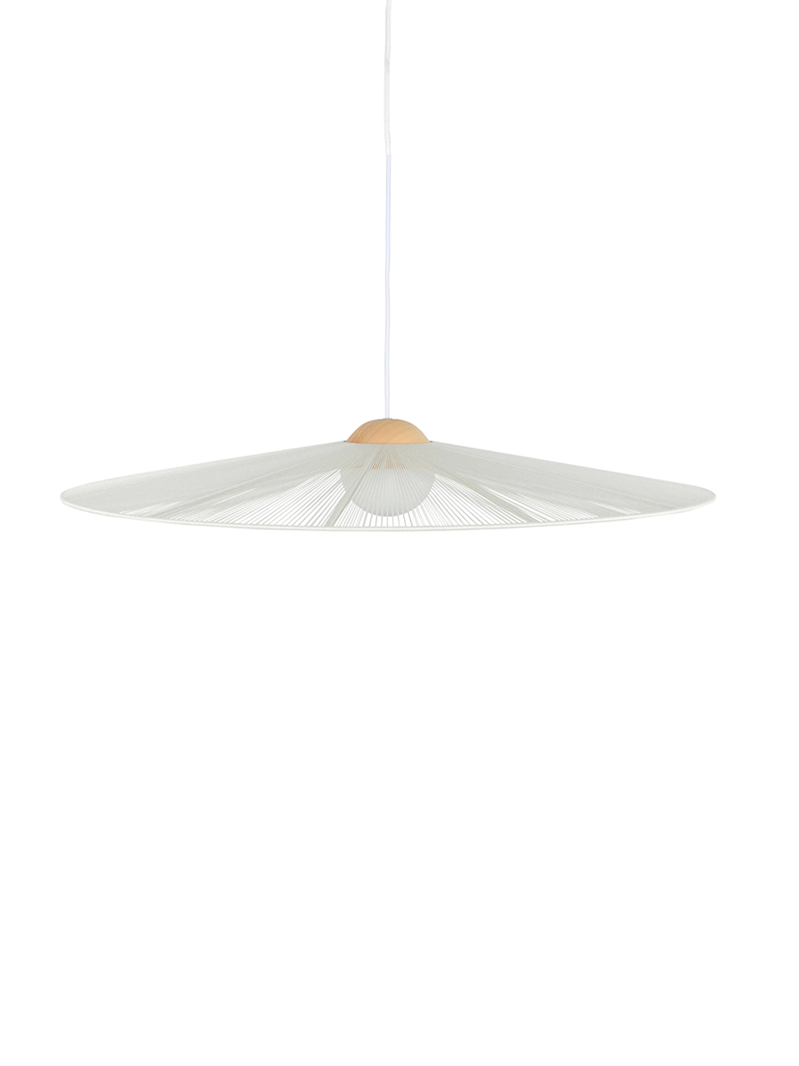
Design Pendellampe „Belle“, verschiedene Grössen - Ø 80 cm / Weiss