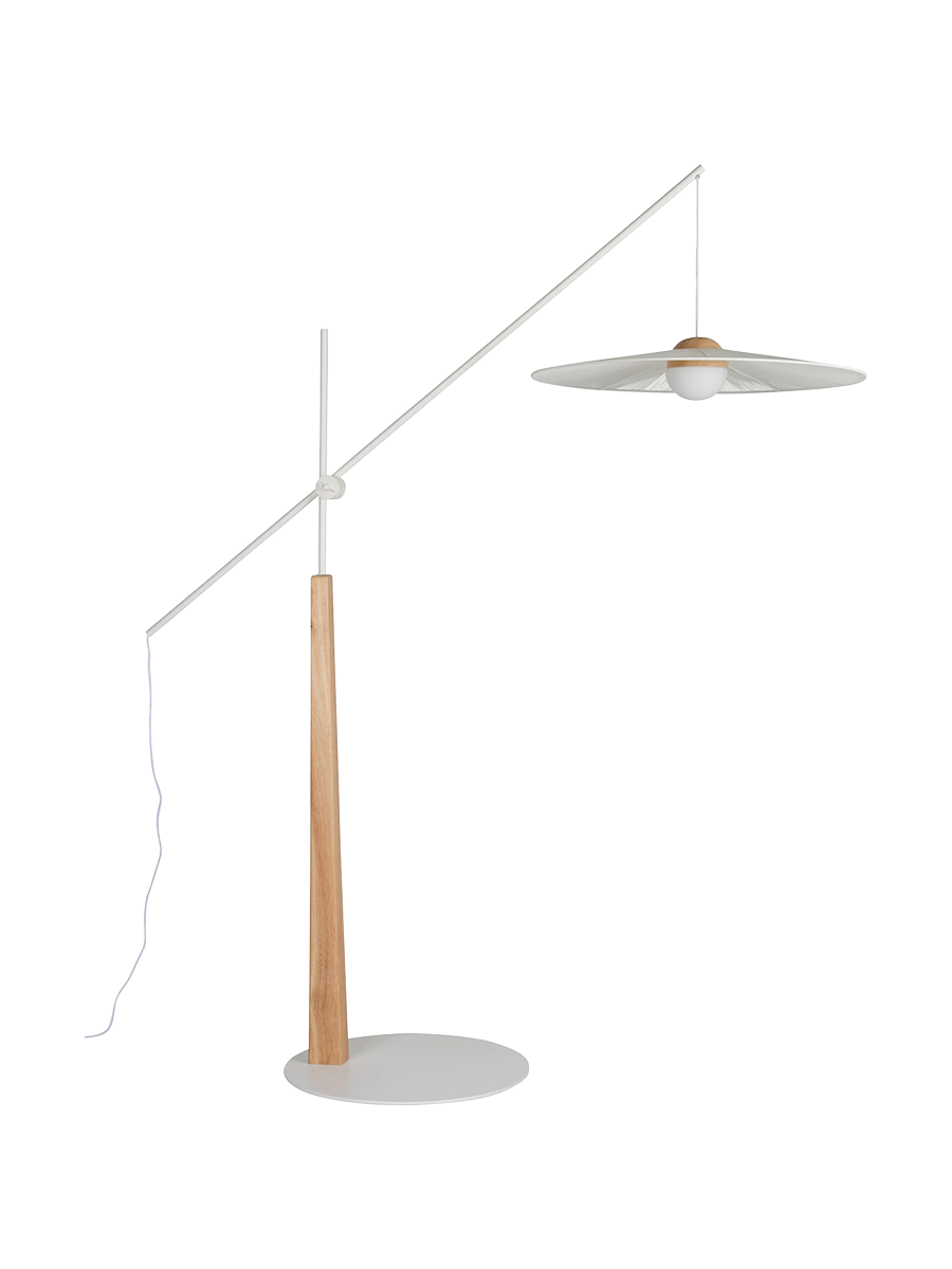 
Lampadaire design « Belle » - Blanc