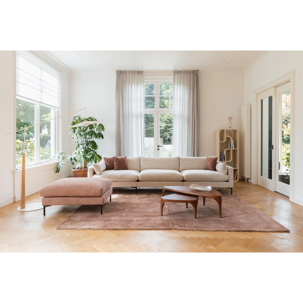 
Lampadaire design « Belle » - Blanc