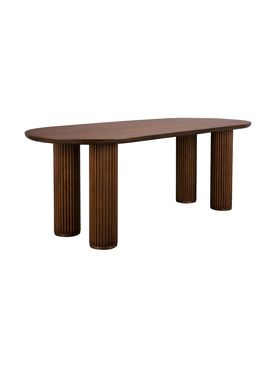 
Massiver, ovaler Design Esstisch „Dean“ 220 x 90 cm
