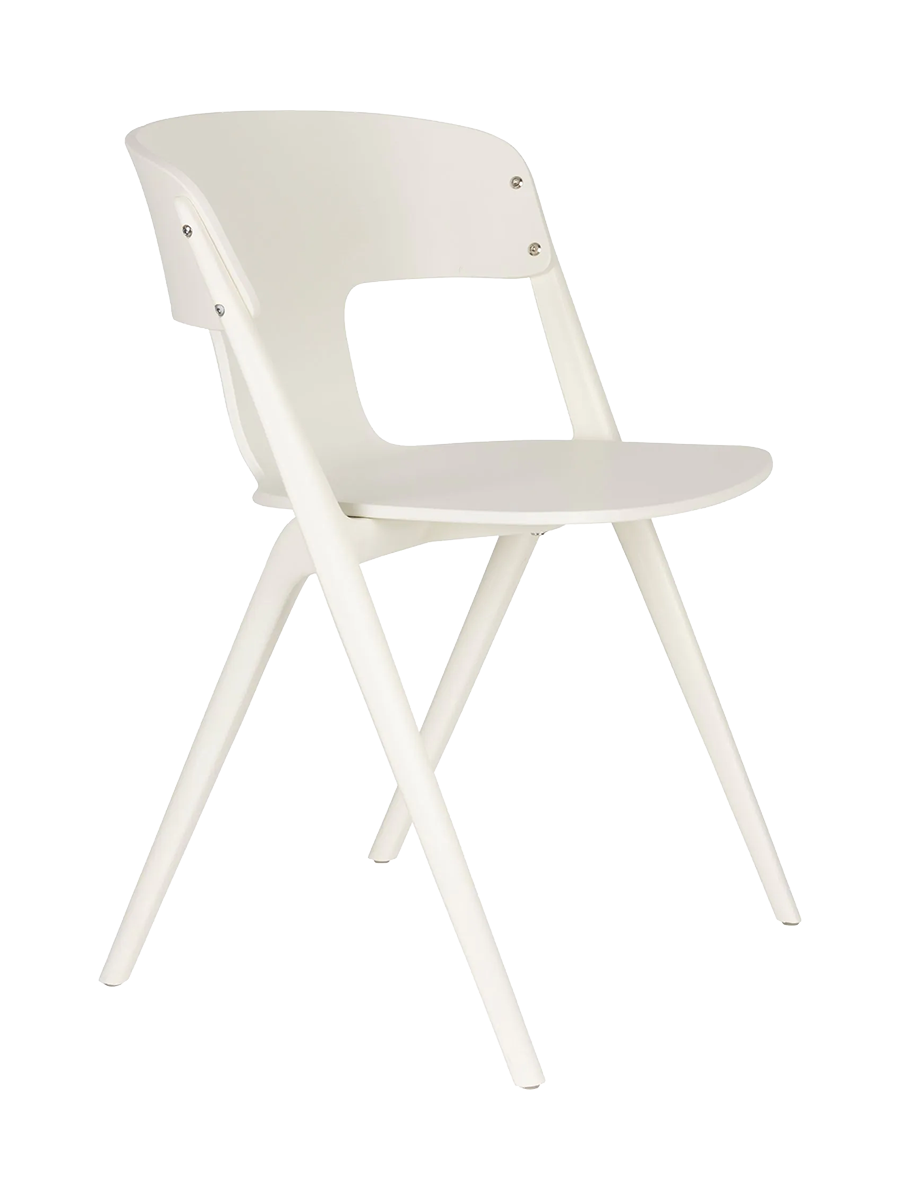 
Stapelbarer Design Gartenstuhl „Horizon“ - Off-White