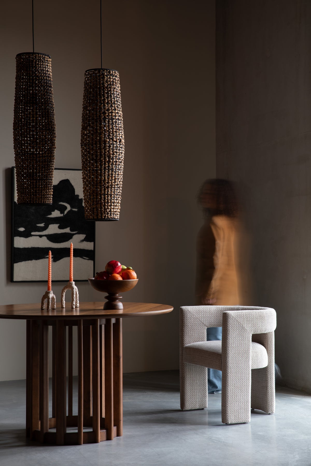 
Poltrona di design con braccioli «Medina»