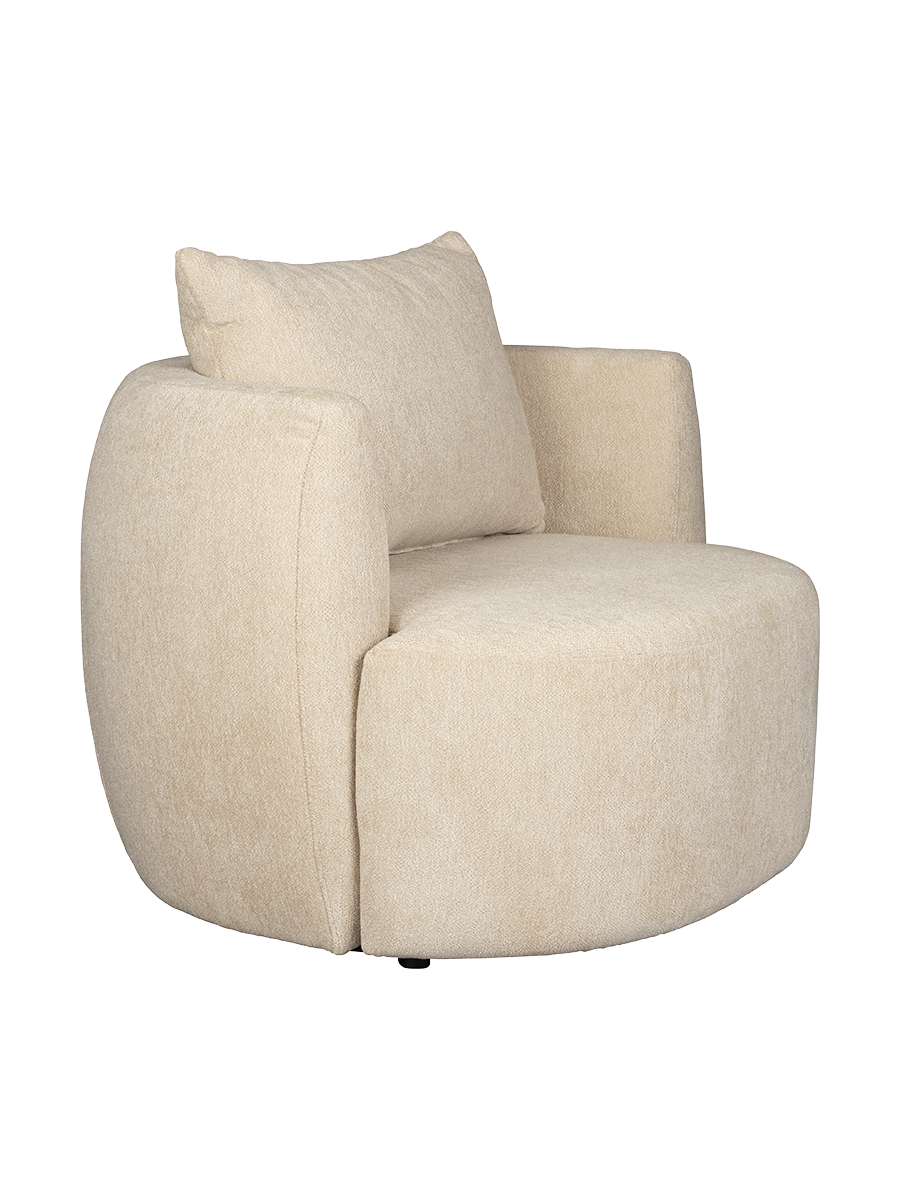 
Fauteuil design « Rocca » - Latte