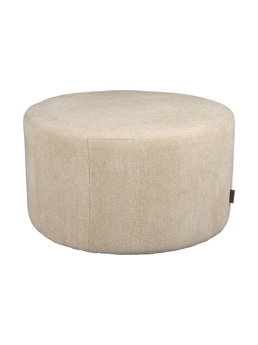 
Pouf di design «Rocca» Ø 70 x 40 cm - Latte