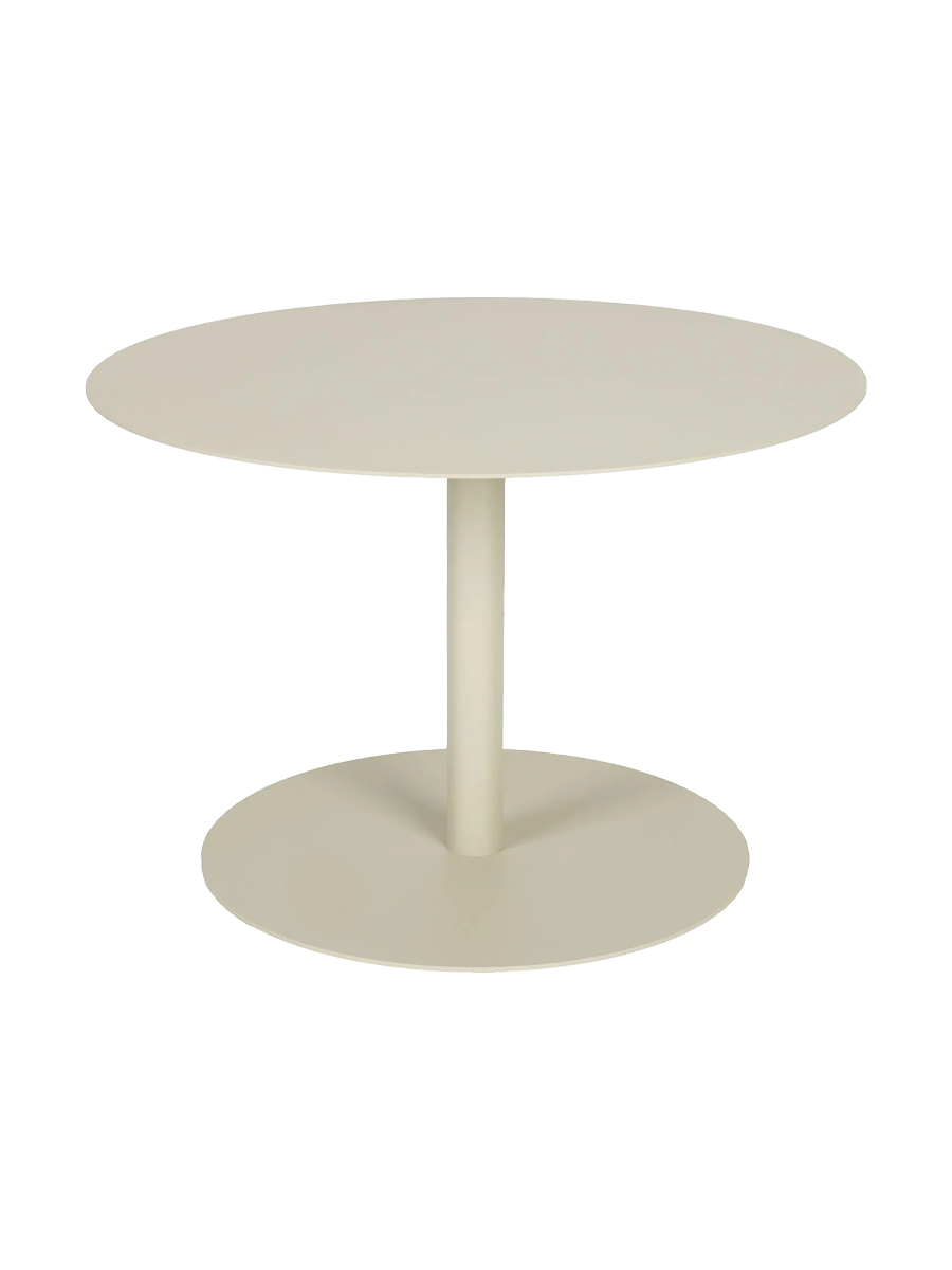 
Indoor/Outdoor Side Table "Snow", various sizes - Rice / Ø 60 cm