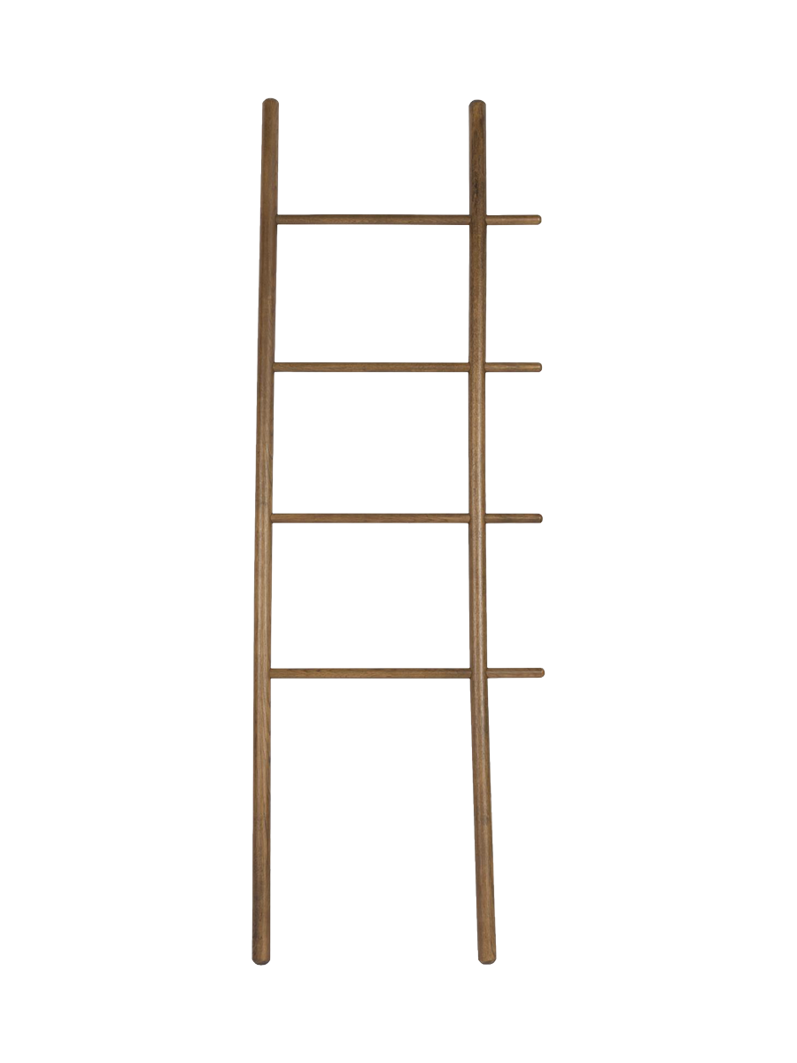 
"Jhon" Oak Design Towel Holder - Brown