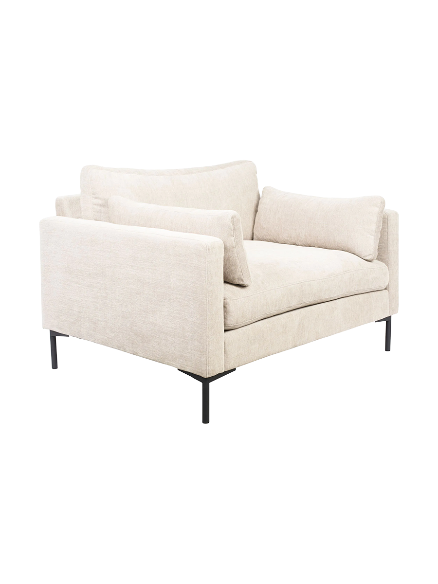 
Poltrona/loveseat di design di alta qualità „Summer“ - Crema