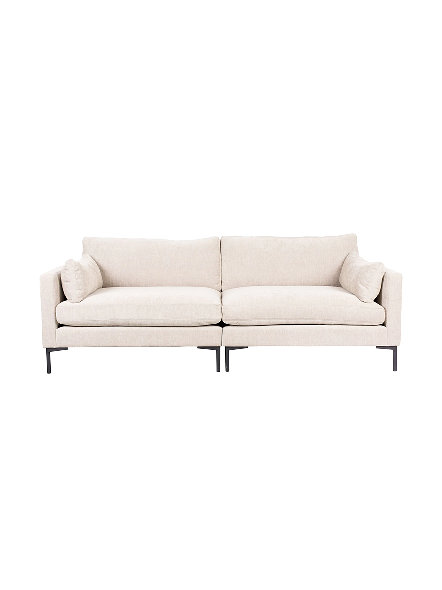 
Hochwertiges 3-Sitzer Design Sofa „Summer“ - Cream